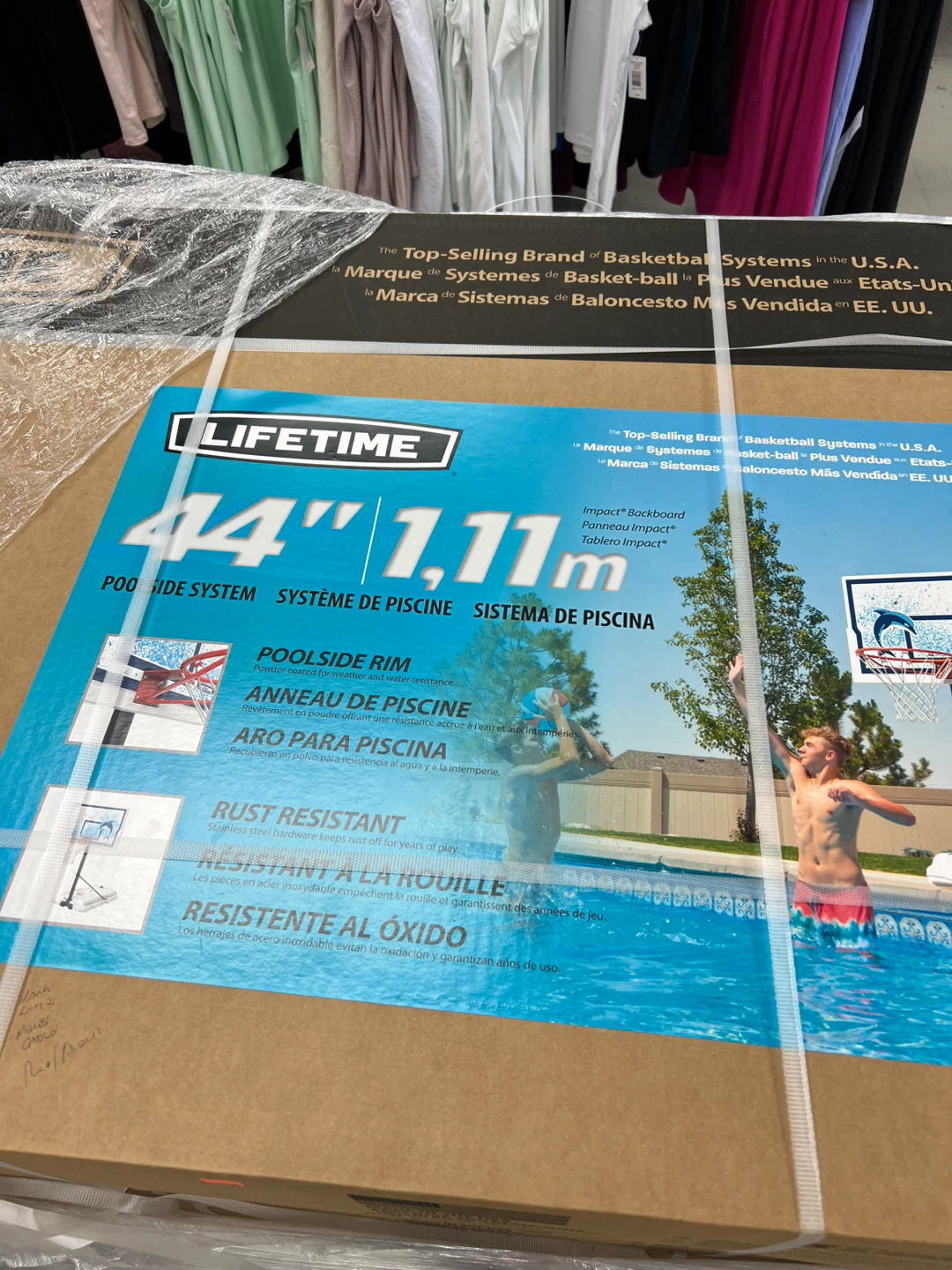 Lifetime 44-inch Poolside Basketball System