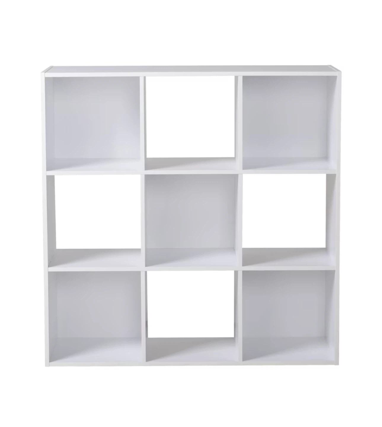 White 9-Cube Storage Shelf - photo 3