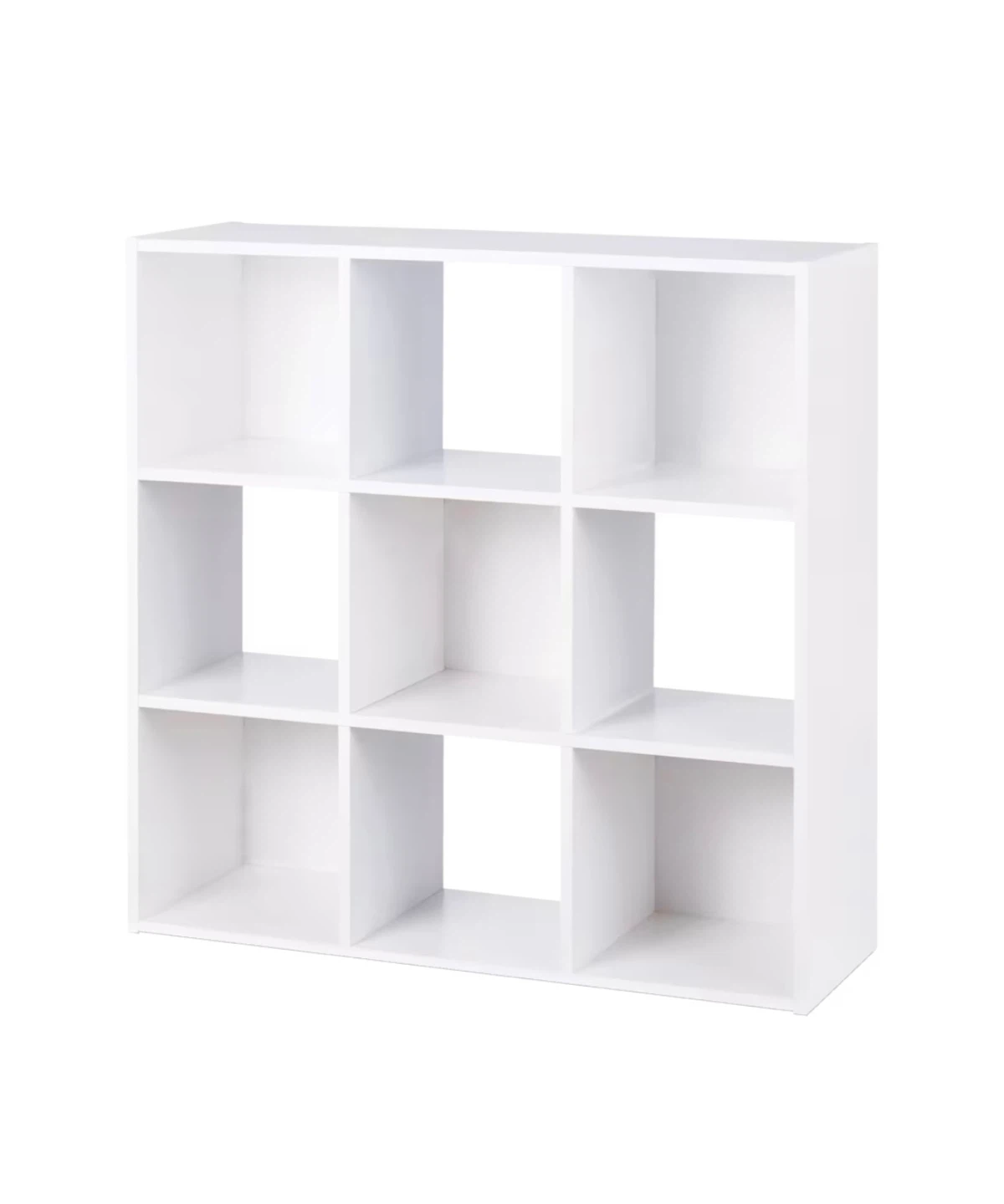 White 9-Cube Storage Shelf - photo 2