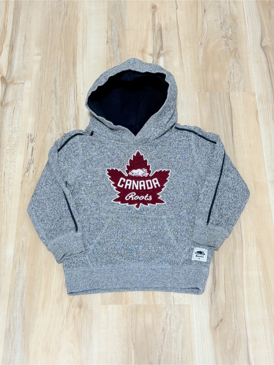 Roots Canada Grey Hoodie size 4T