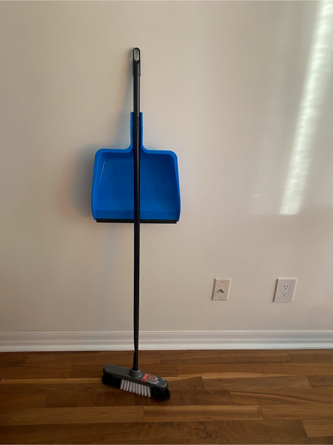 Broom with Metal Pole & Dustpan