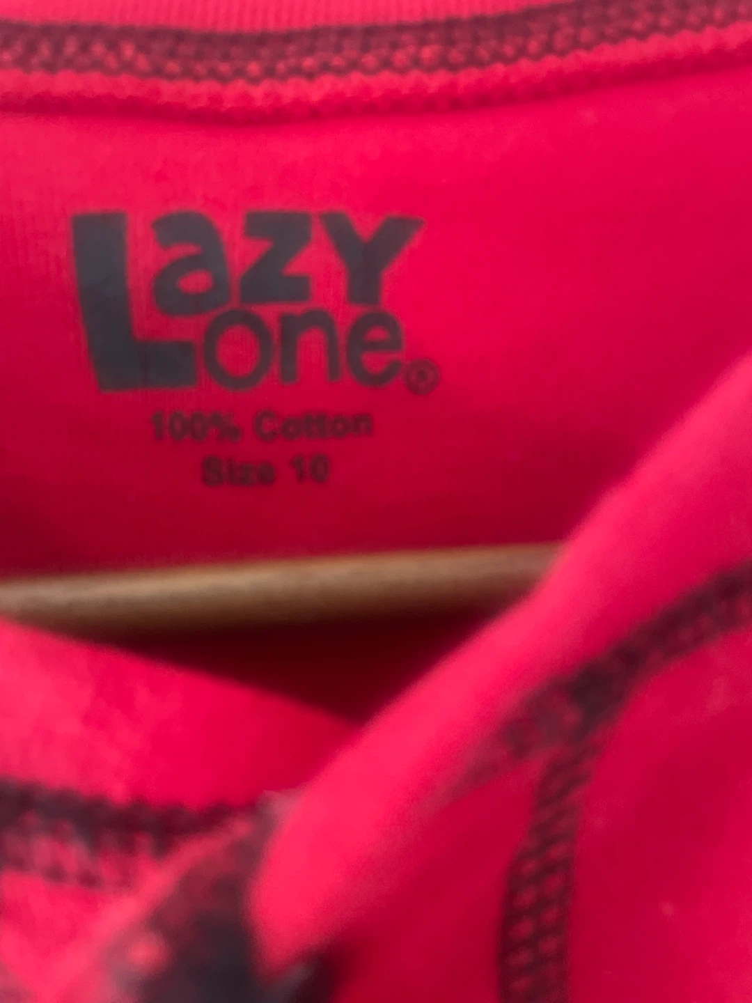 Lazy One Bear Bum Pajamas Size 10 - photo 5