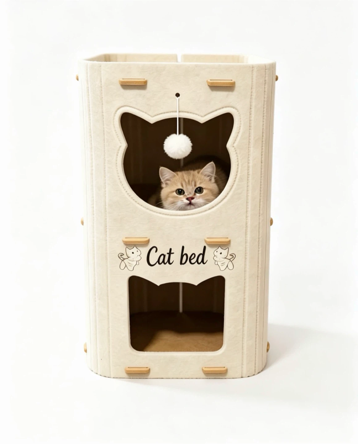 Two-Tier Cat Bed Tower