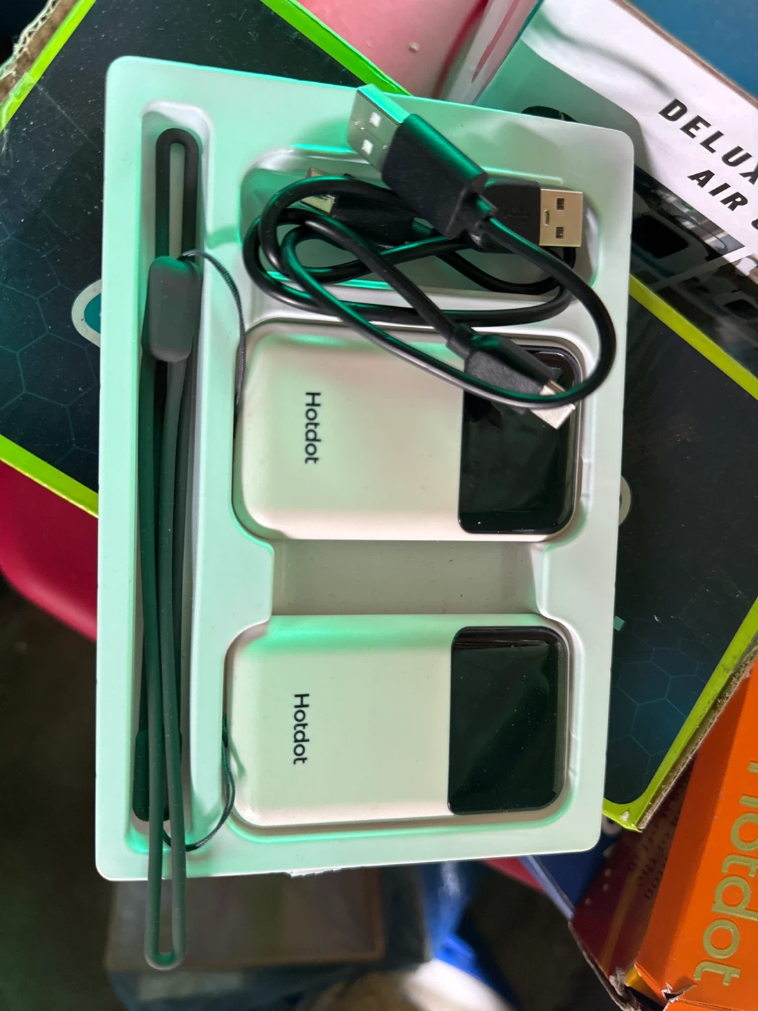 Hotdot rechargeable device set