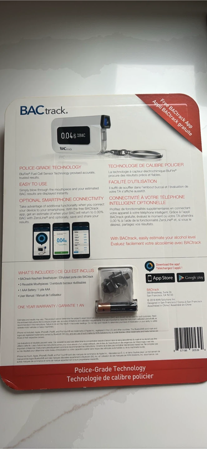 BACtrack Keychain Breathalyzer - photo 2