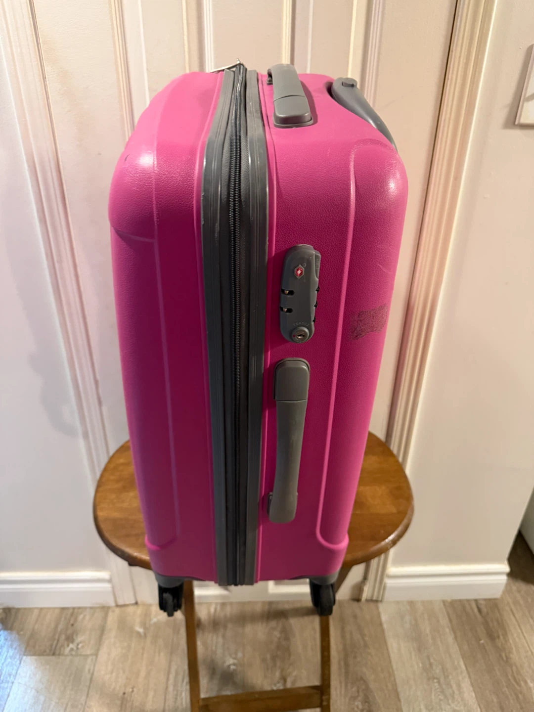 Pink Hard-Shell Rolling Luggage - photo 2