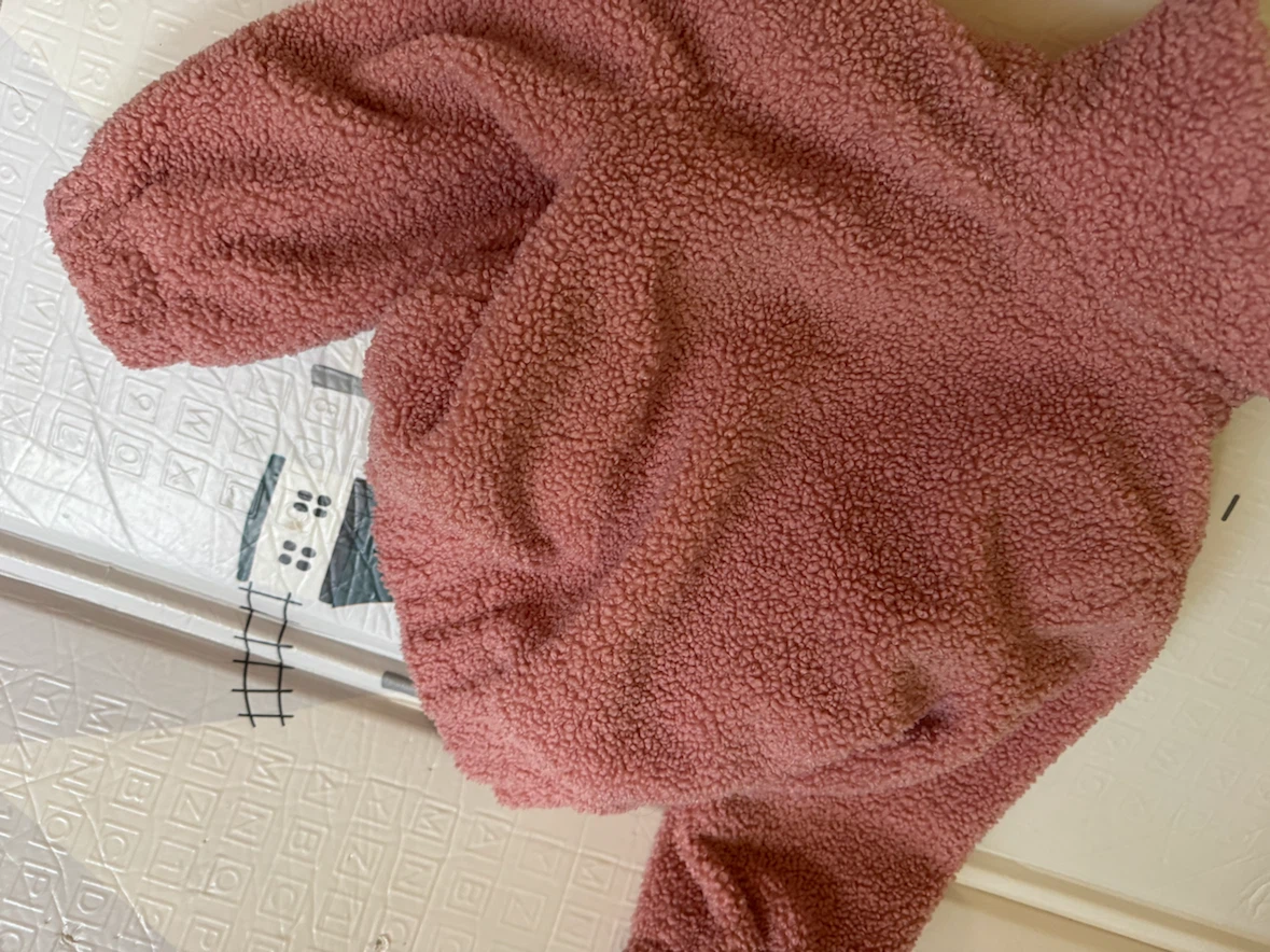 Joe Fresh Pink Toddler Sherpa Zip-Up - photo 2