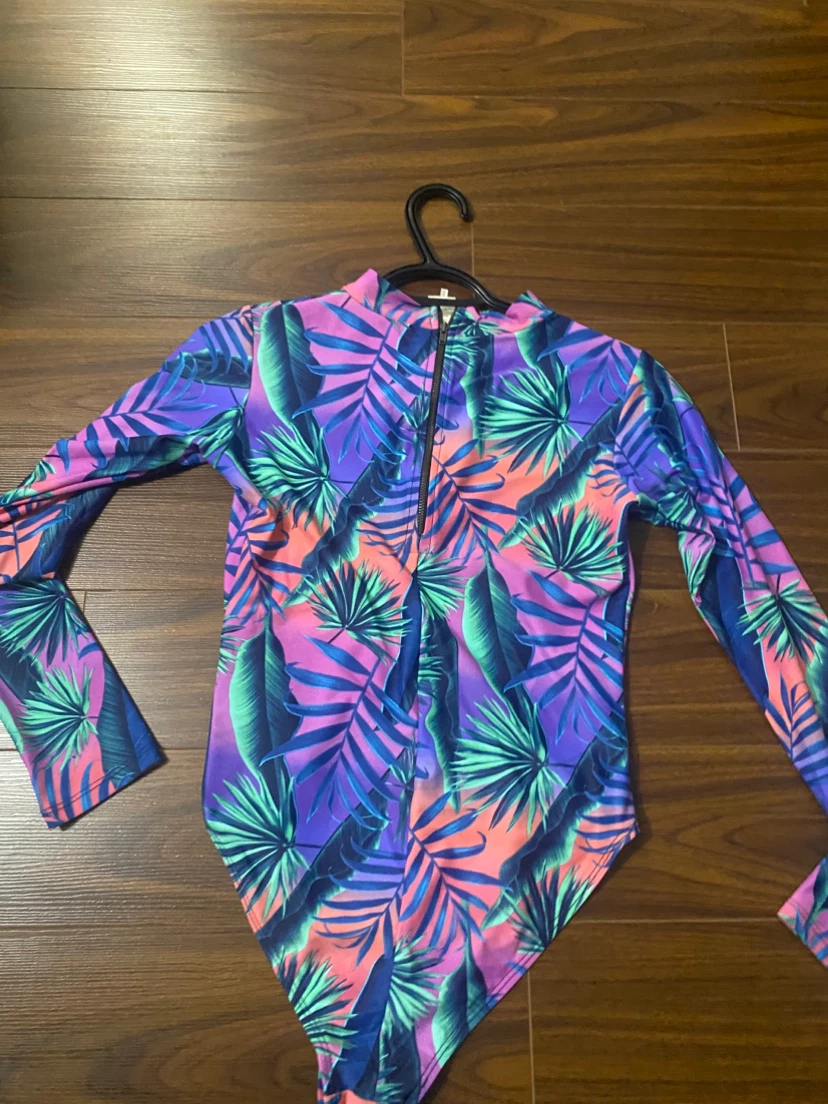 Fashion Nova Tropical Print Bodysuit - photo 3