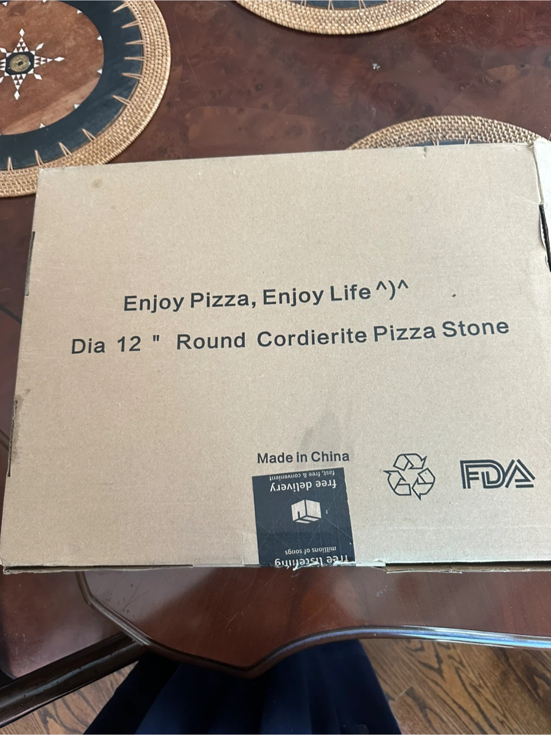 12 Inch Round Cordierite Pizza Stone - photo 2