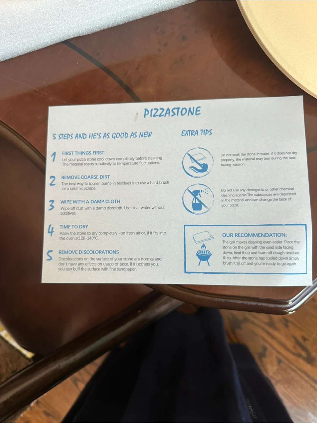 12 Inch Round Cordierite Pizza Stone - photo 5