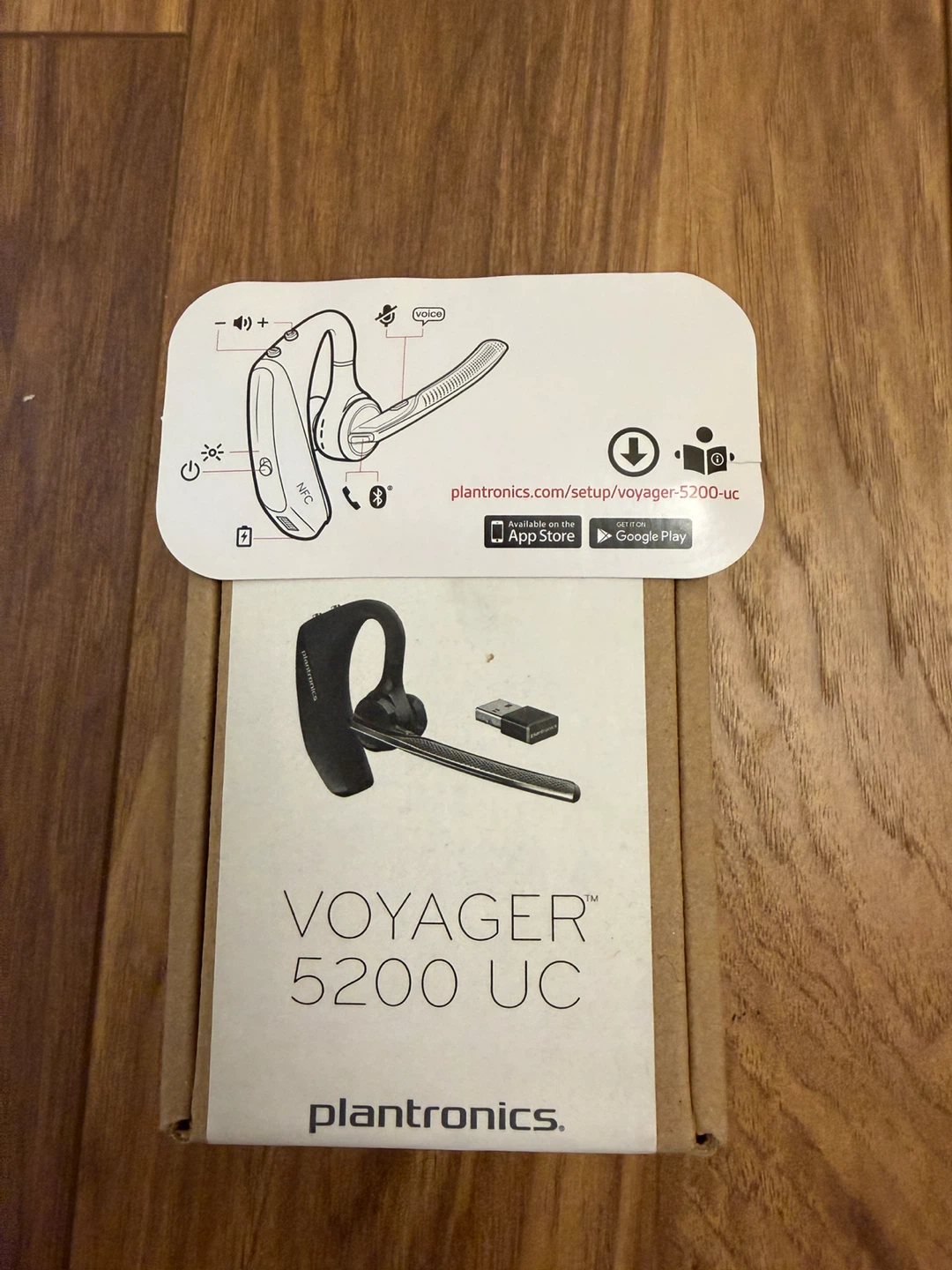 Brand New! Plantronics Voyager 5200 UC Bluetooth Headset
