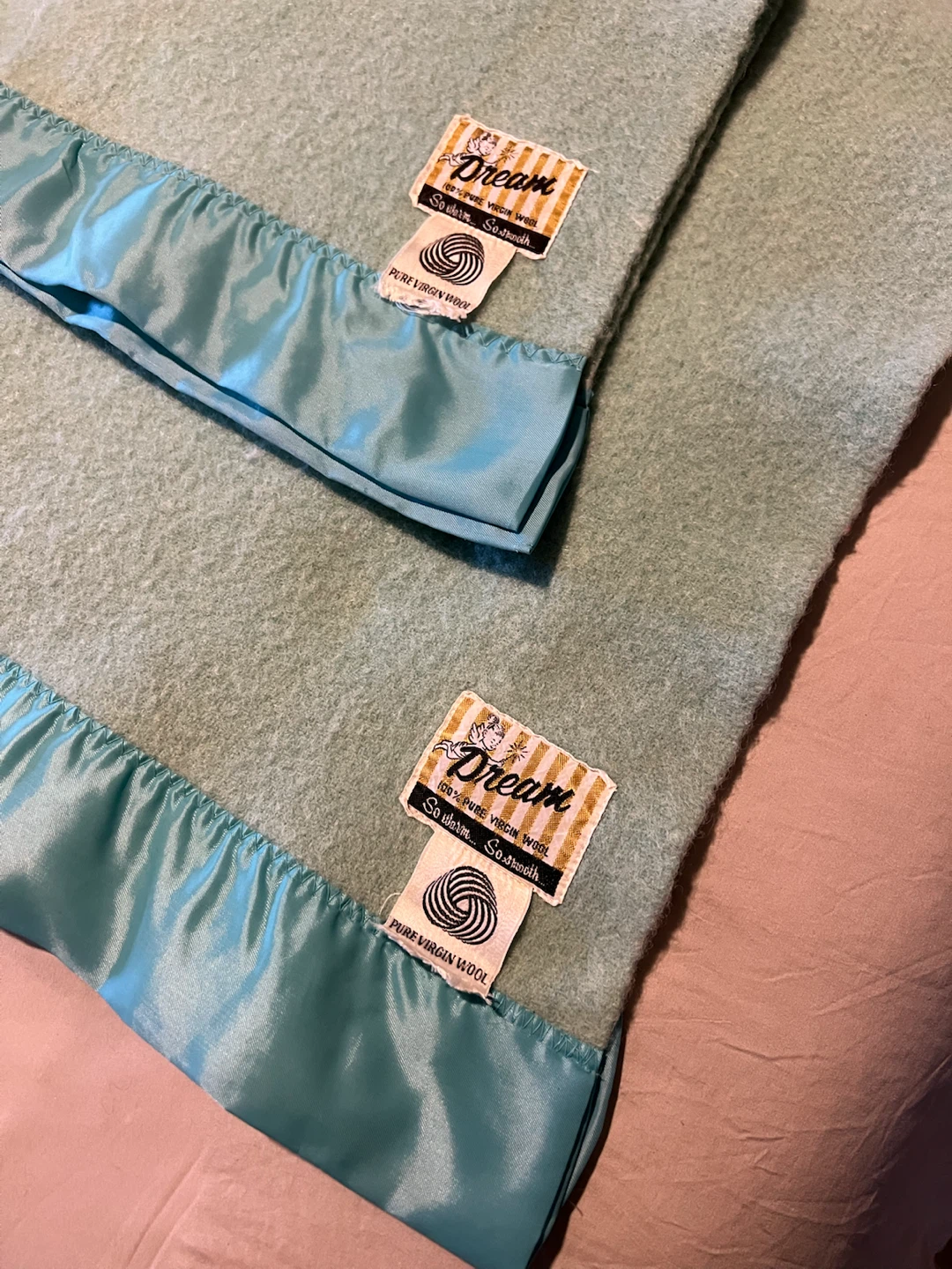 Vintage 100% Pure Virgin Wool Blankets - photo 3