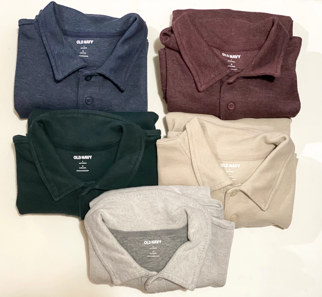 5 Old Navy Soft-Washed Polo Shirts