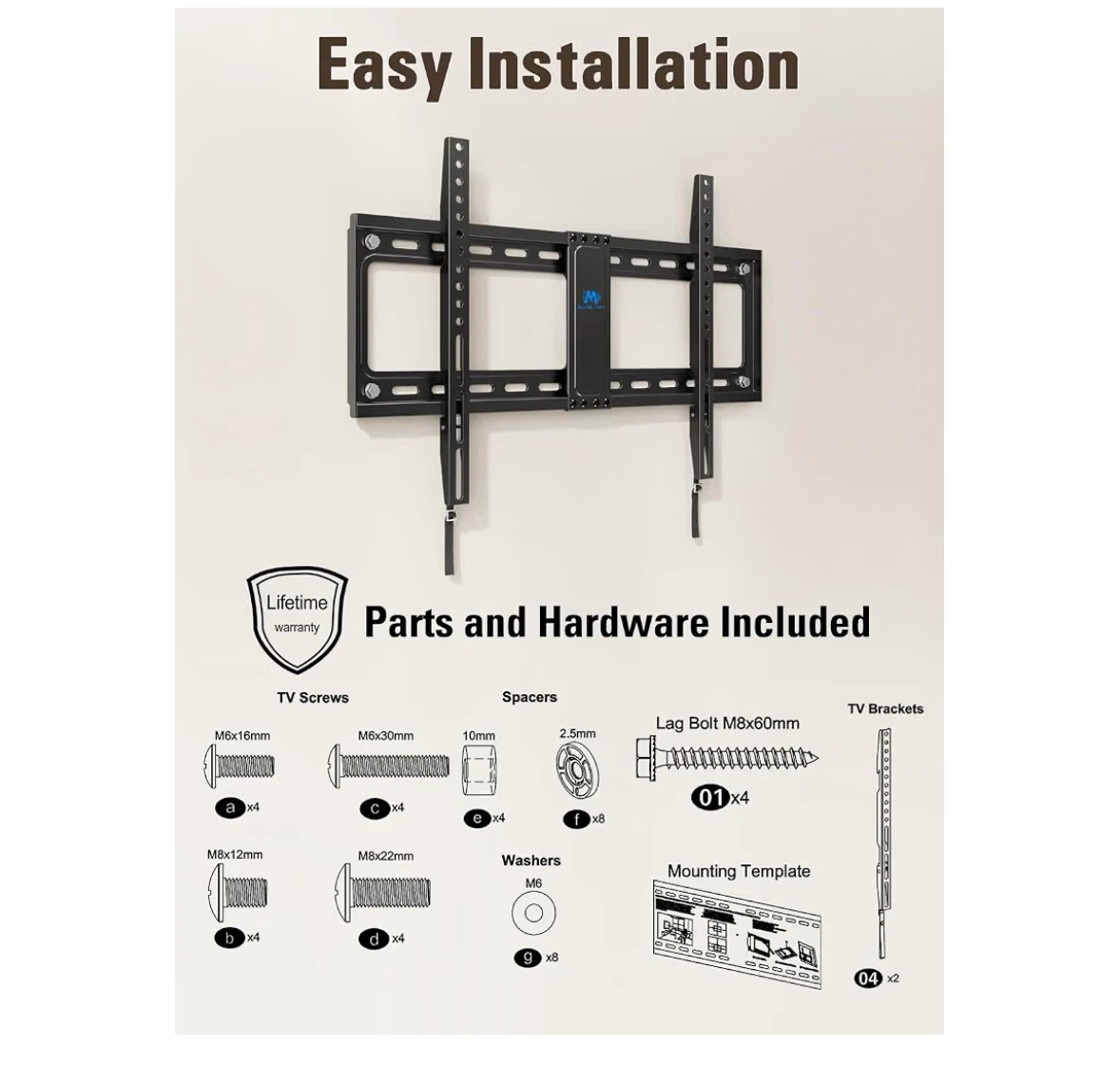 Mounting Dream Slim TV Wall Mount - photo 4