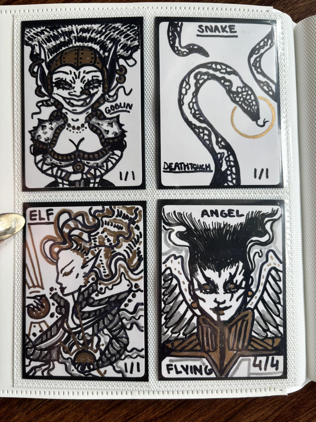 Hand drawn MTG tokens