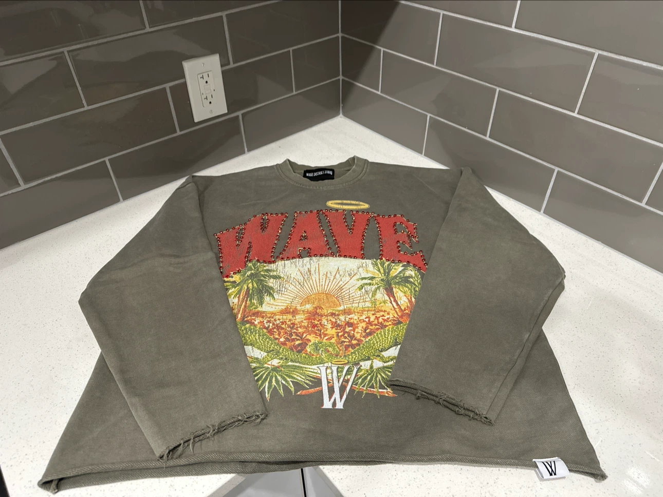 Wave District Studio Graphic Sweatshirt