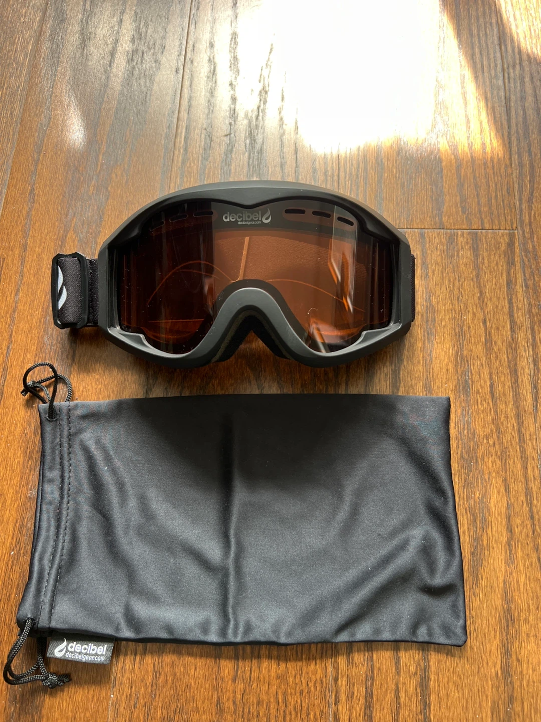 Decibel Gear Ski Goggles with Carrying Bag