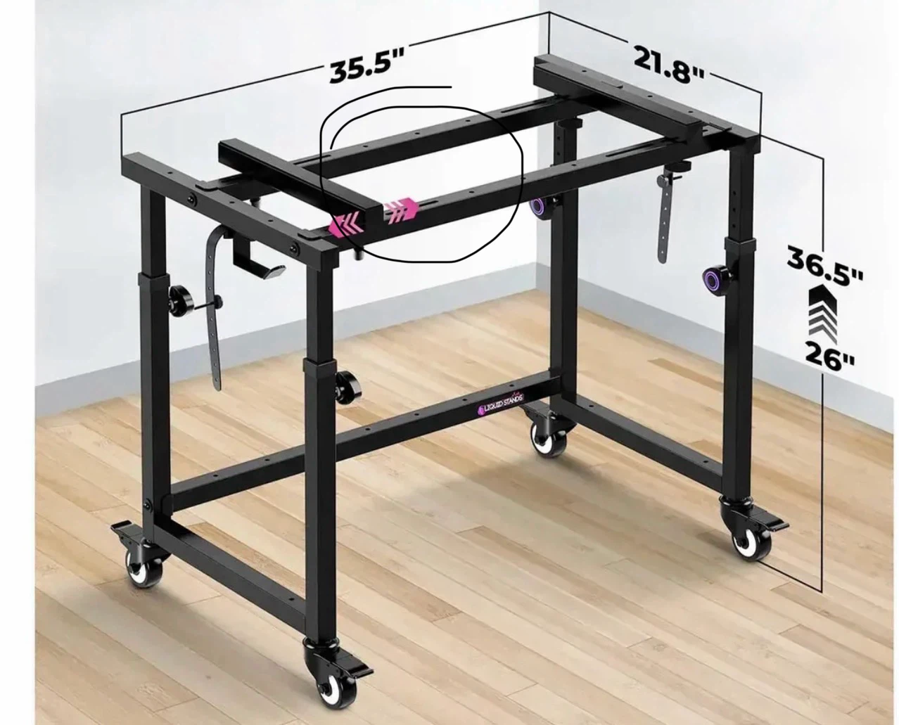 Liquid Stands Keyboard Workstation