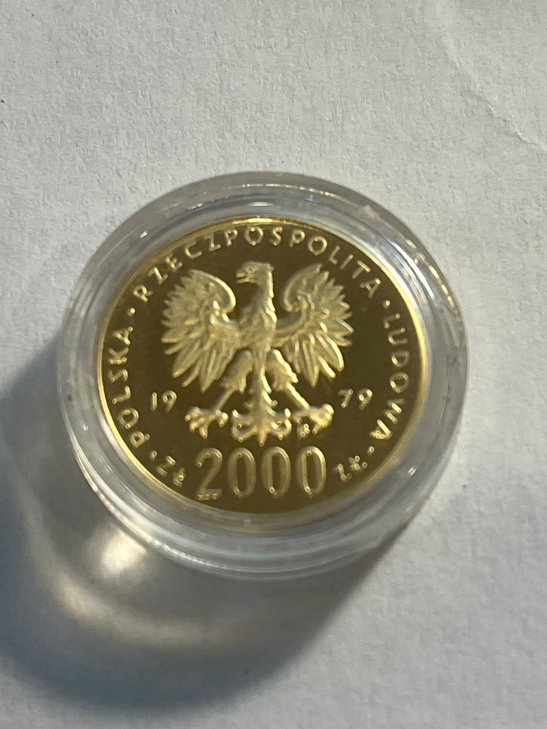 1979 Polish 2000 Zloty Maria Sklodowska gold -Curie Coin - photo 2
