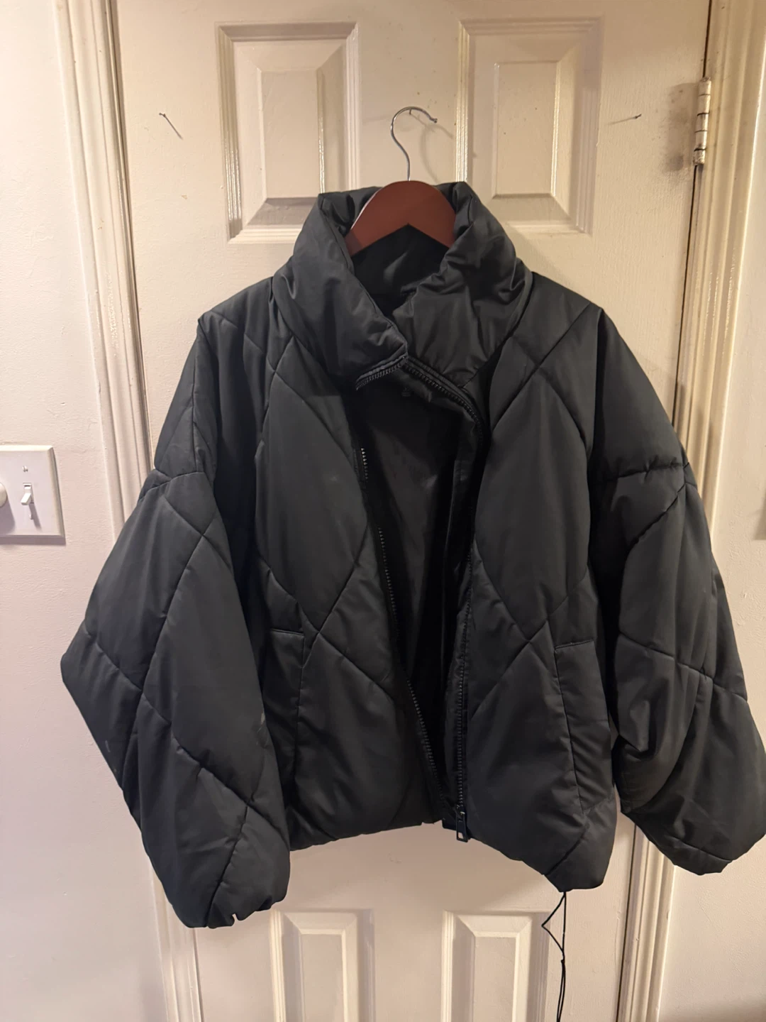 Mavi Black Puffer Jacket Size Large