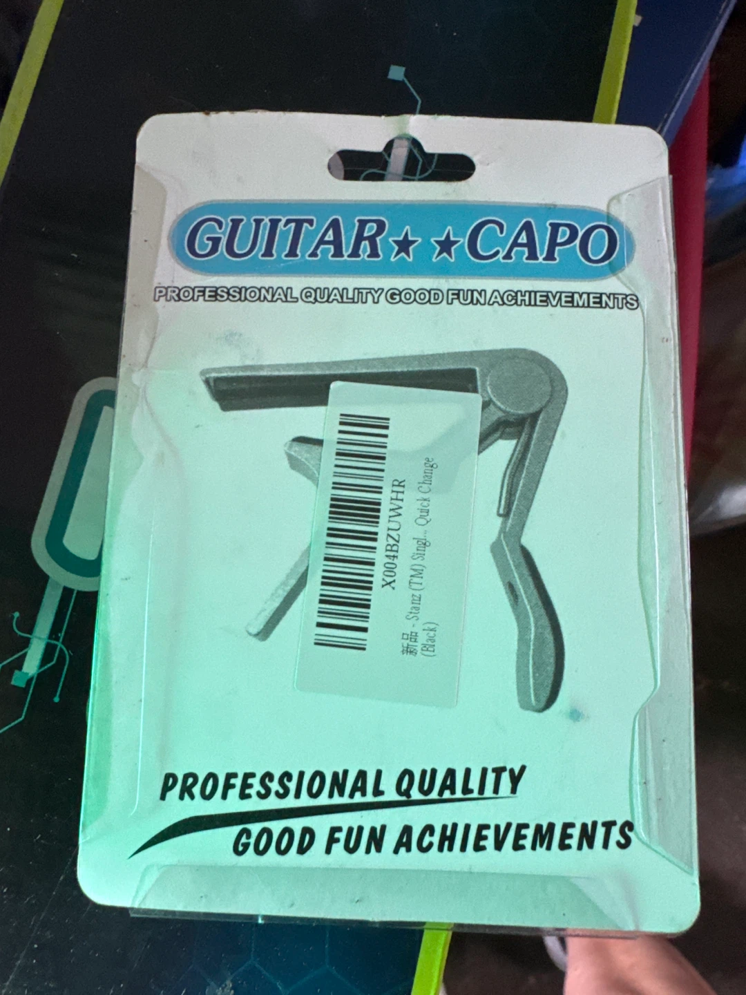 Stanz Quick Change Guitar Capo - Black - photo 2