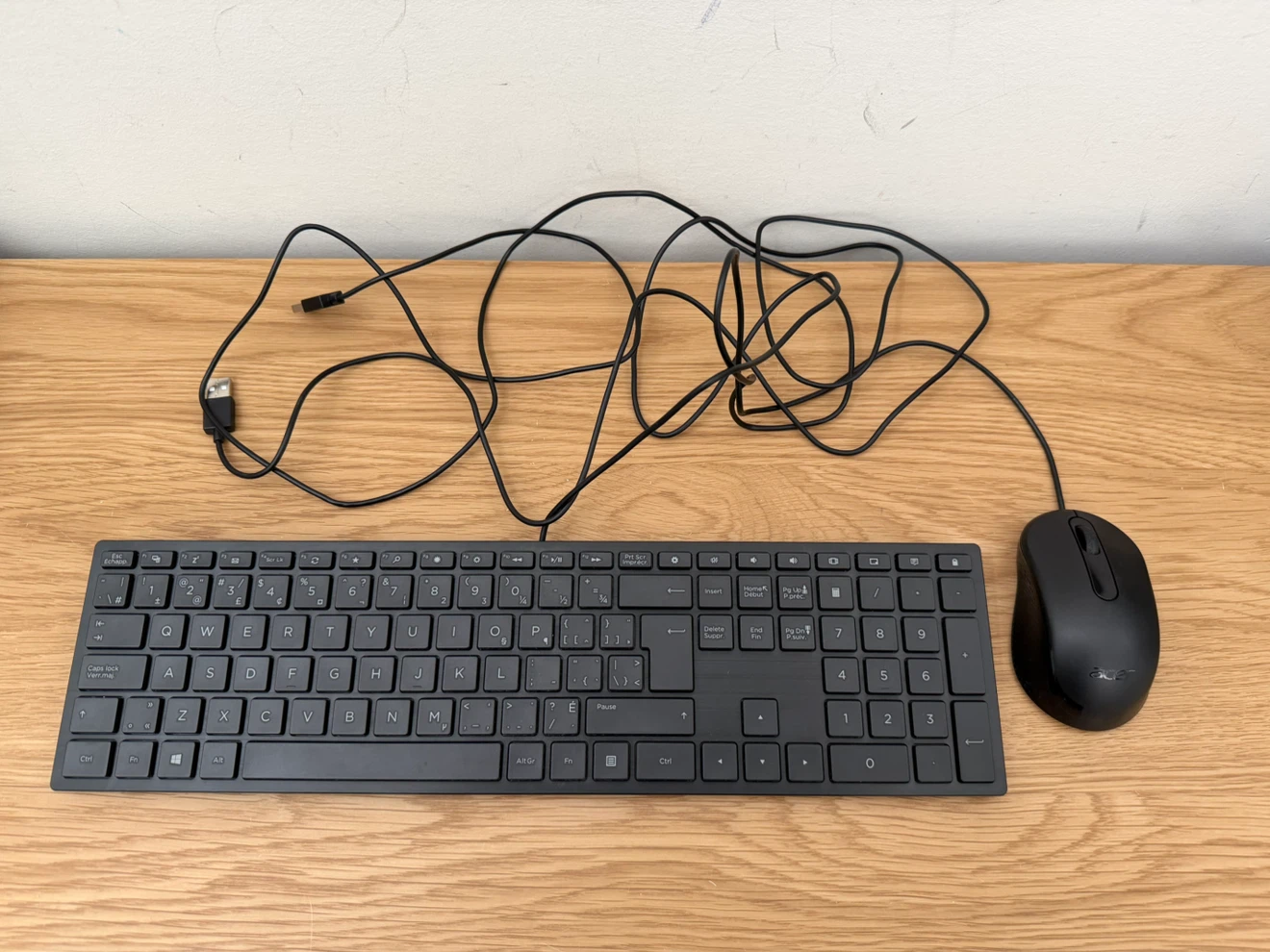 Acer Wired Keyboard and Mouse Set