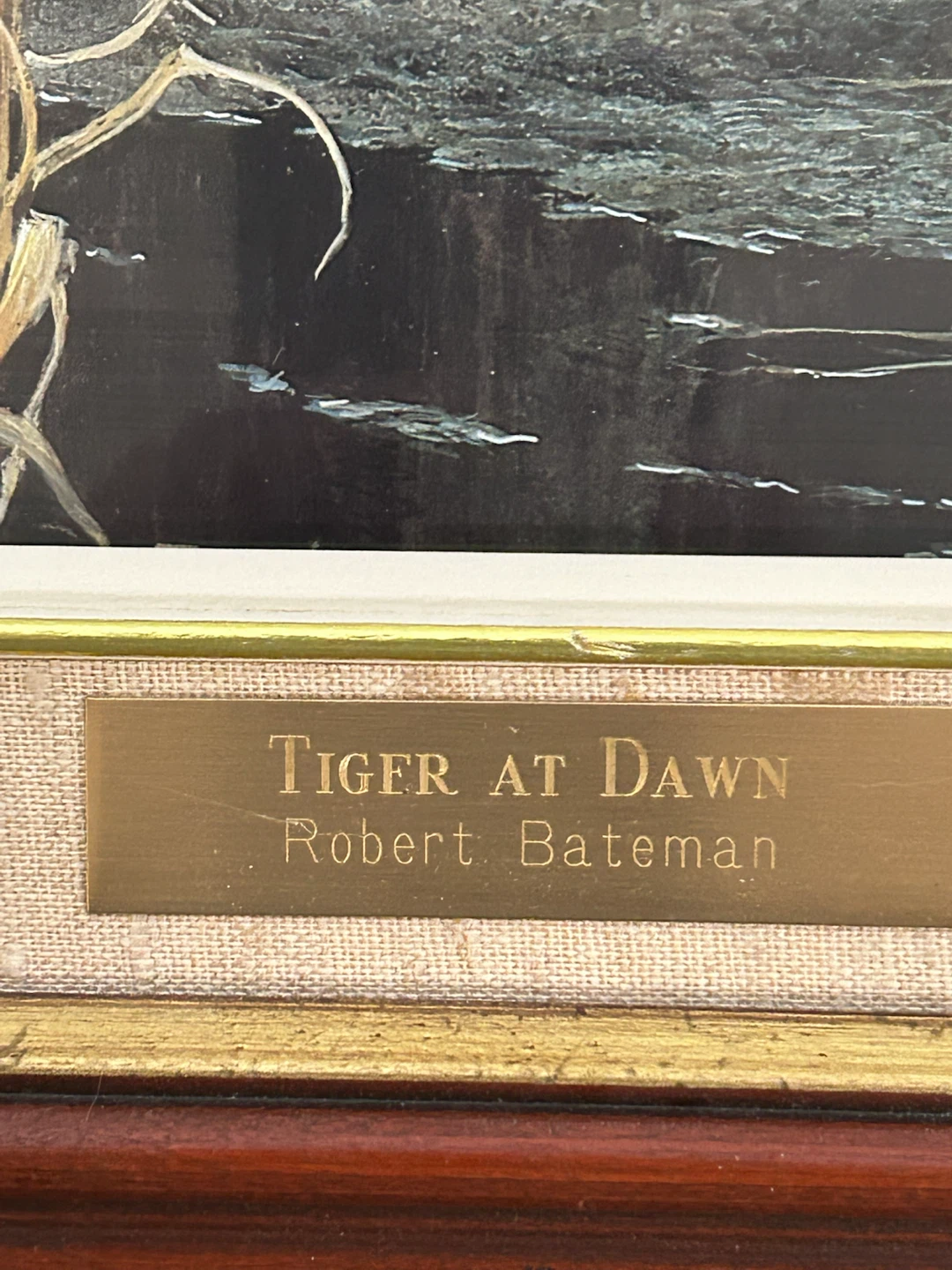 Robert Bateman Tiger at Dawn Framed Print - photo 2