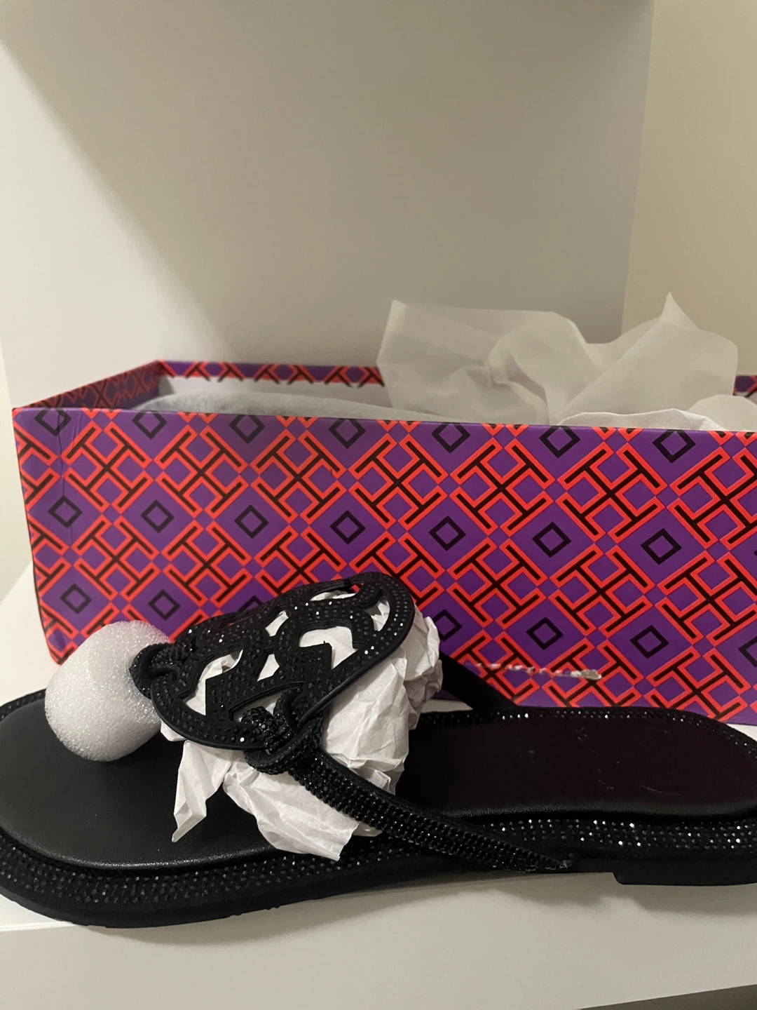 Tory Burch sparkly sandals