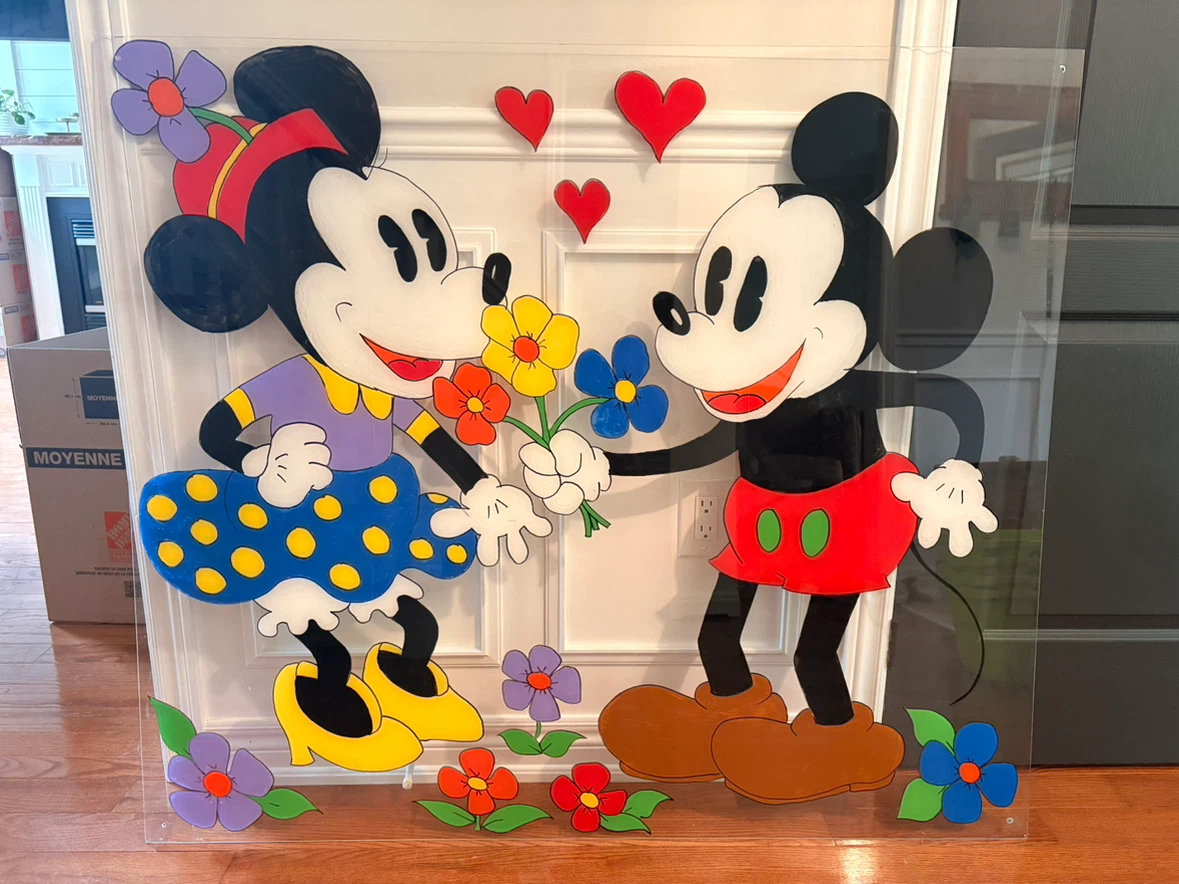 Mickey and Minnie Mouse Wall Art