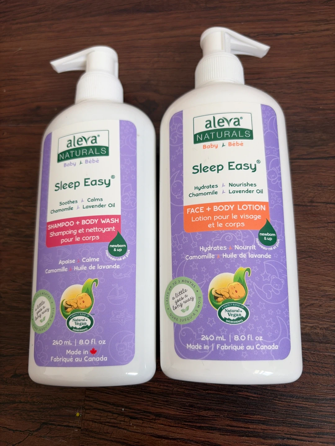 Aleva Naturals Sleep Easy Wash and Lotion Set