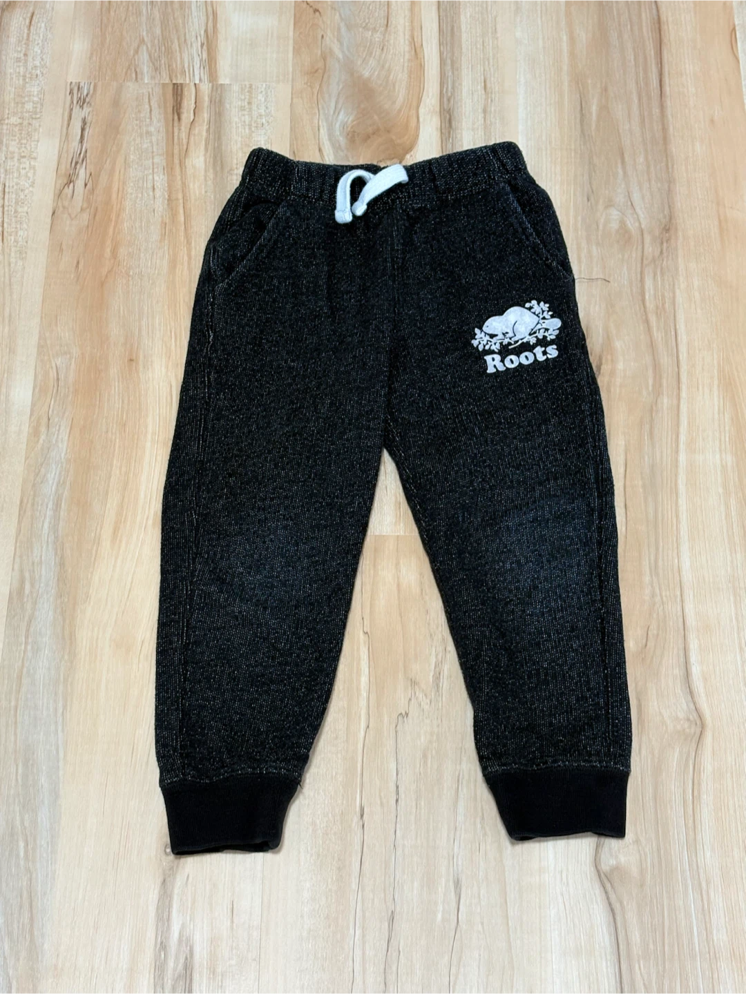 Roots Toddler Sweatpants Black Pepper size 5T