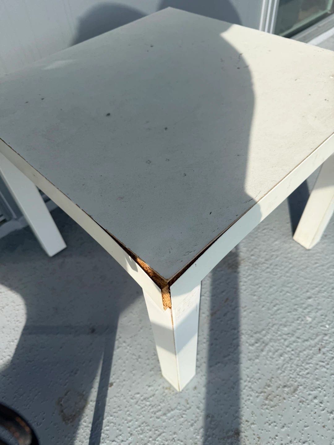 White Side Table & chair - photo 4