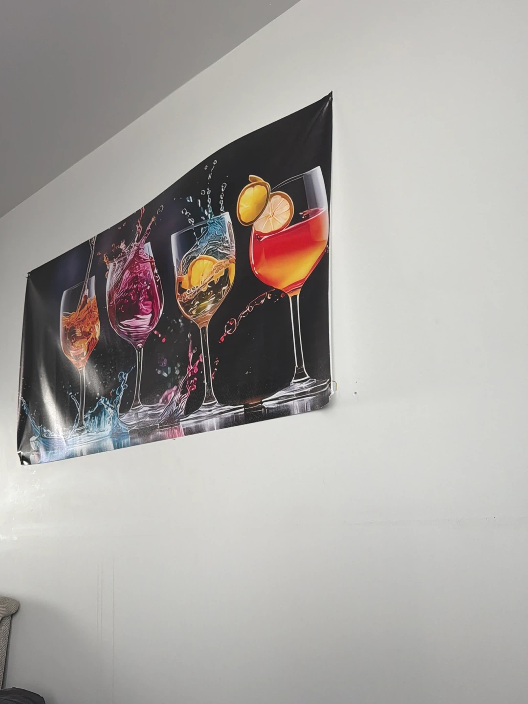 Cocktail Glass Wall Tapestry
