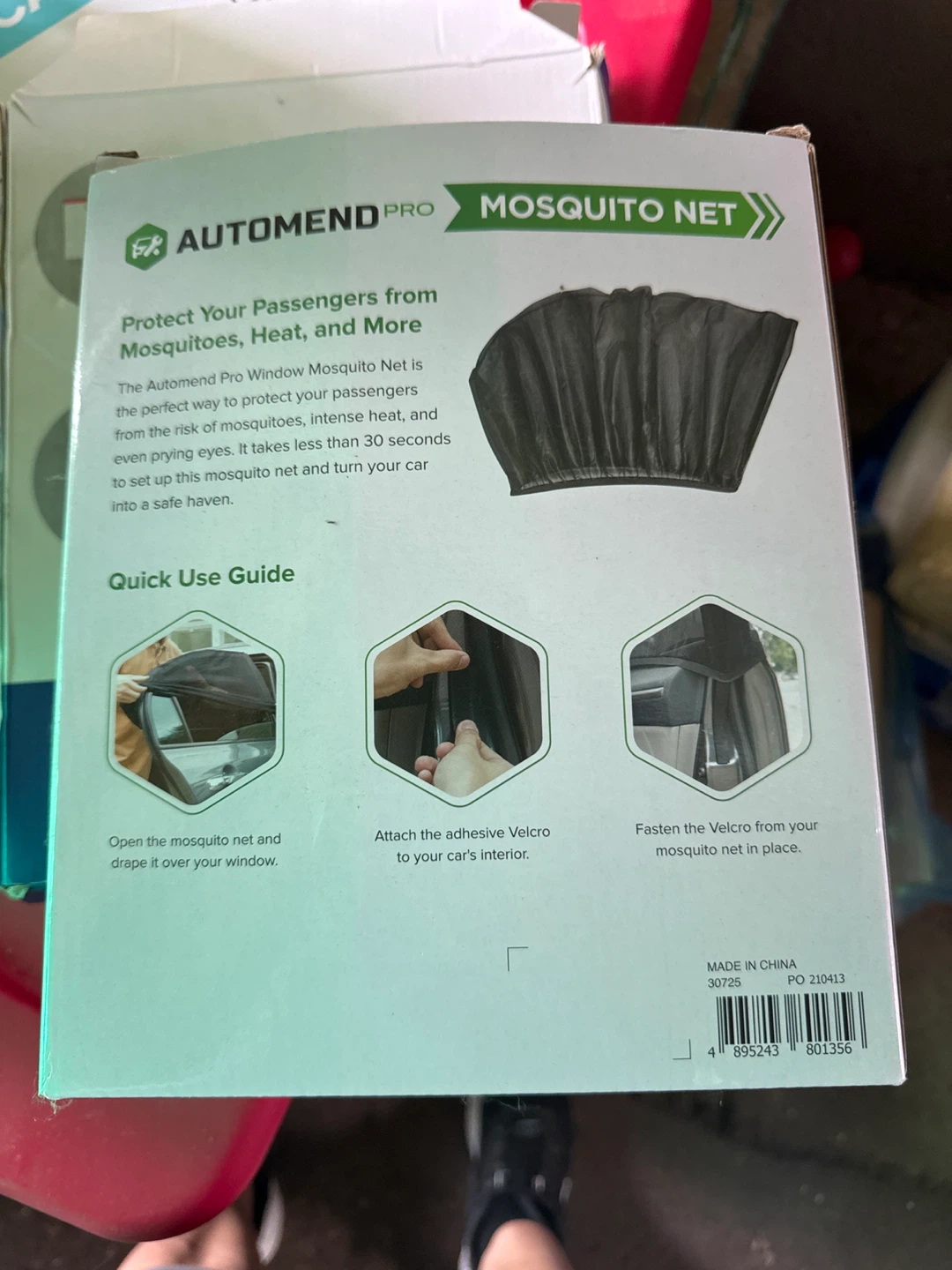 Automend Pro Car Window Mosquito Net Large Size - photo 2