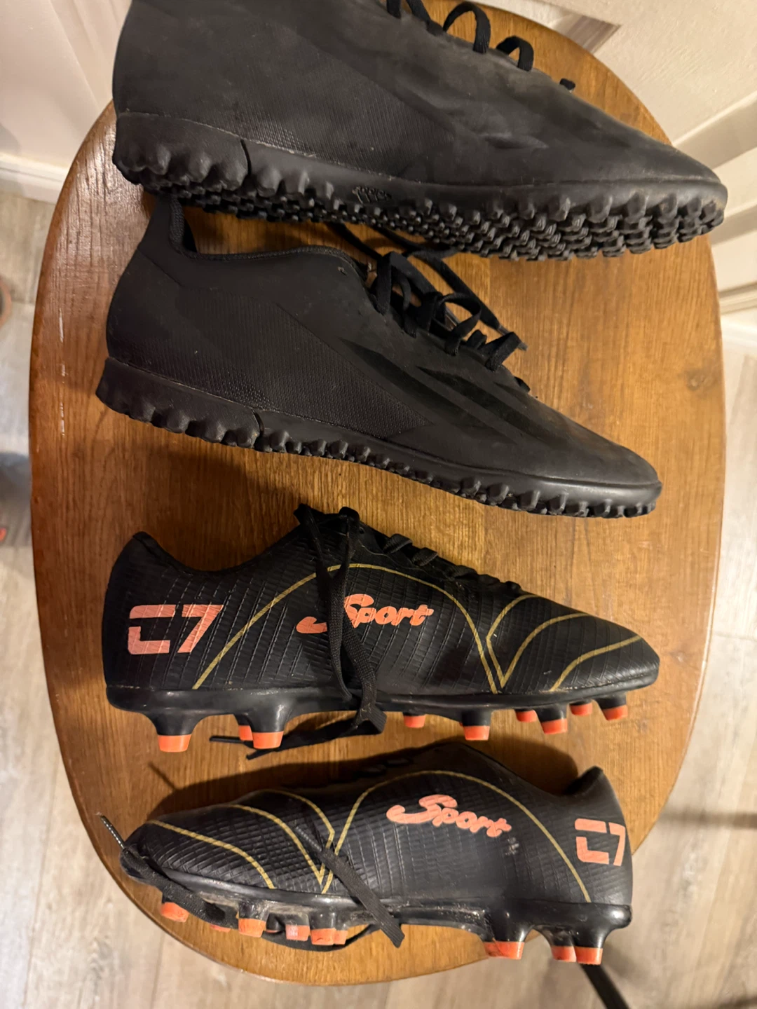 Two pairs of soccer cleats - photo 5