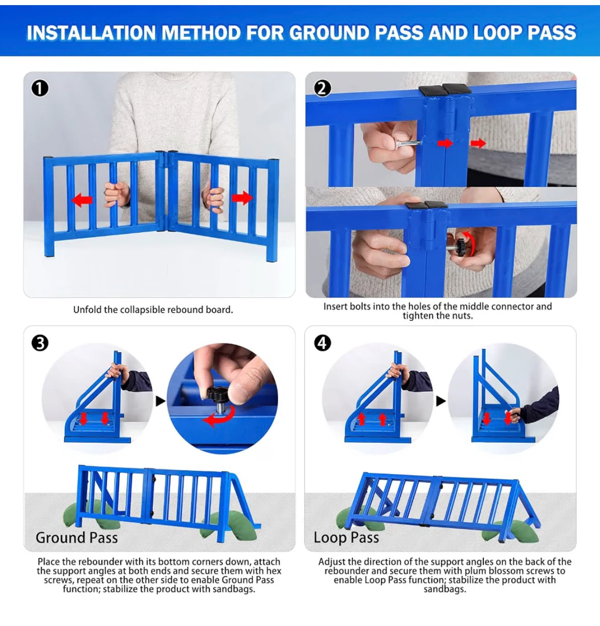 Foldable Soccer Rebounder Board - photo 3