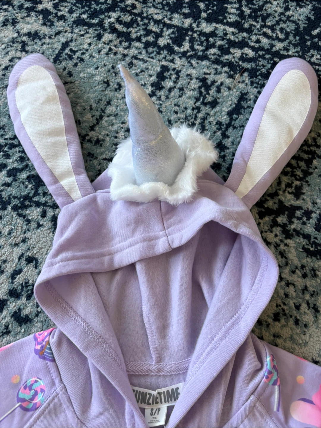 Girls Hoodie rabbit Size S (7-8) - photo 4