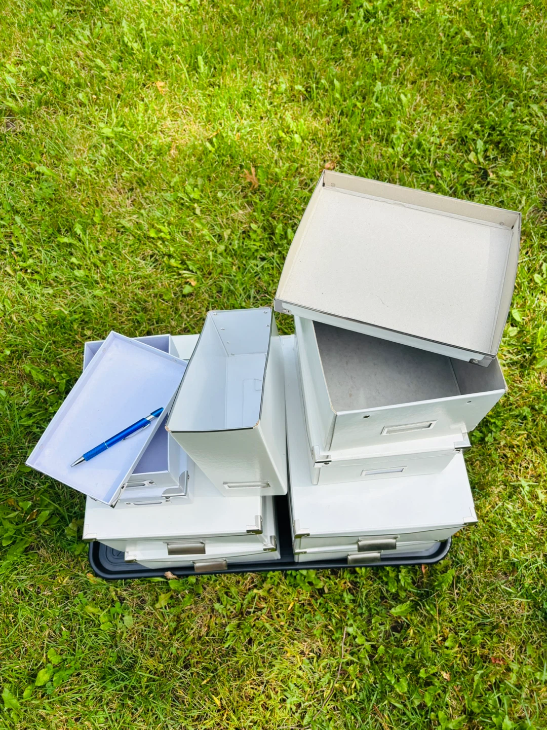 Set of White Storage Boxes - photo 2
