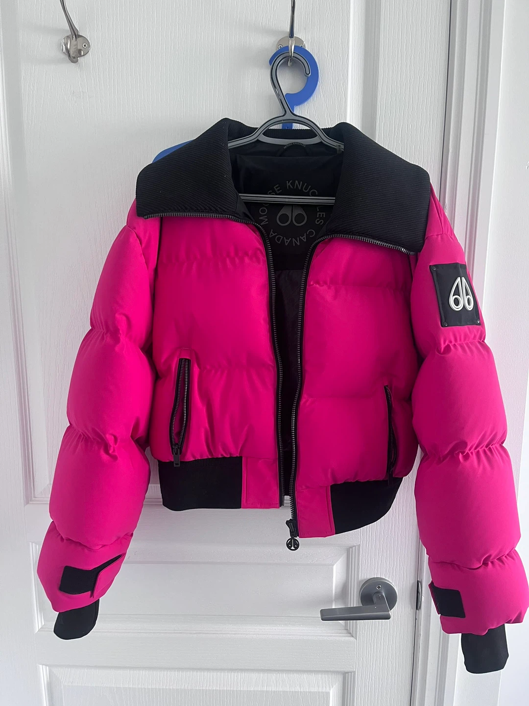 Moose Knuckles Puffer Jacket - Pink - photo 3