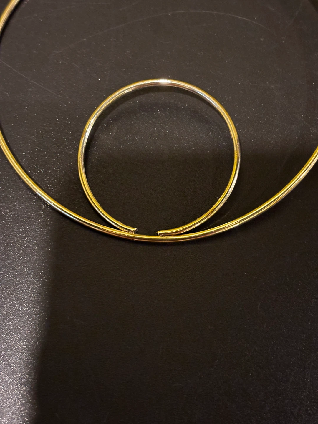 J-Luxury Gold-Tone Hoop Earrings - photo 3