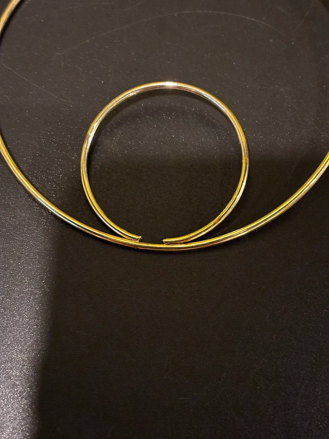 J-Luxury Gold-Tone Hoop Earrings - photo 3