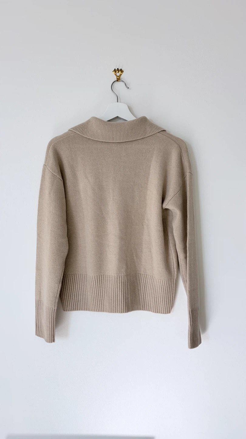 BNWT Banana Republic 100% Cashmere Collared Sweater - photo 4