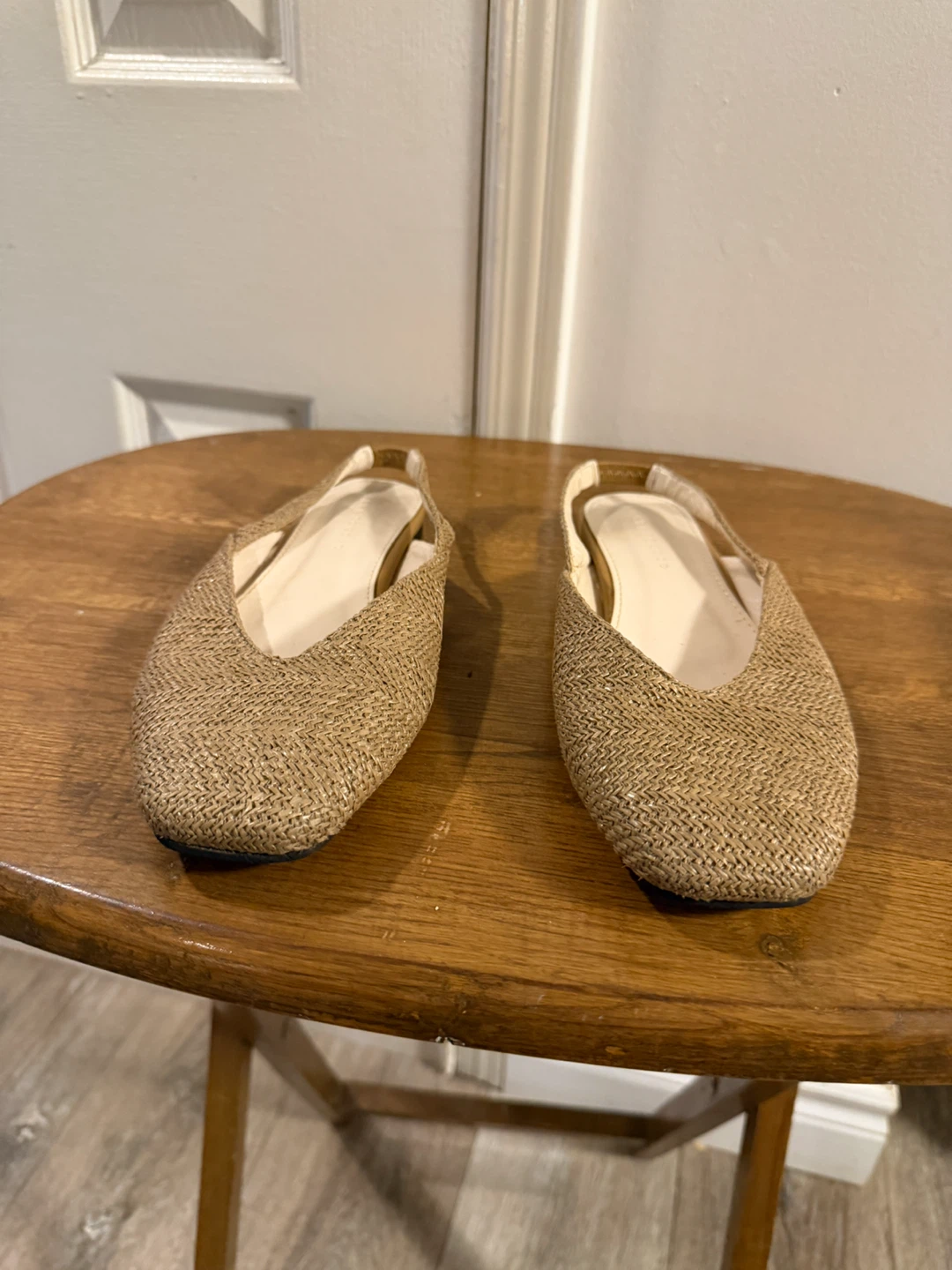 Kara Studio Woven Slingback Flats