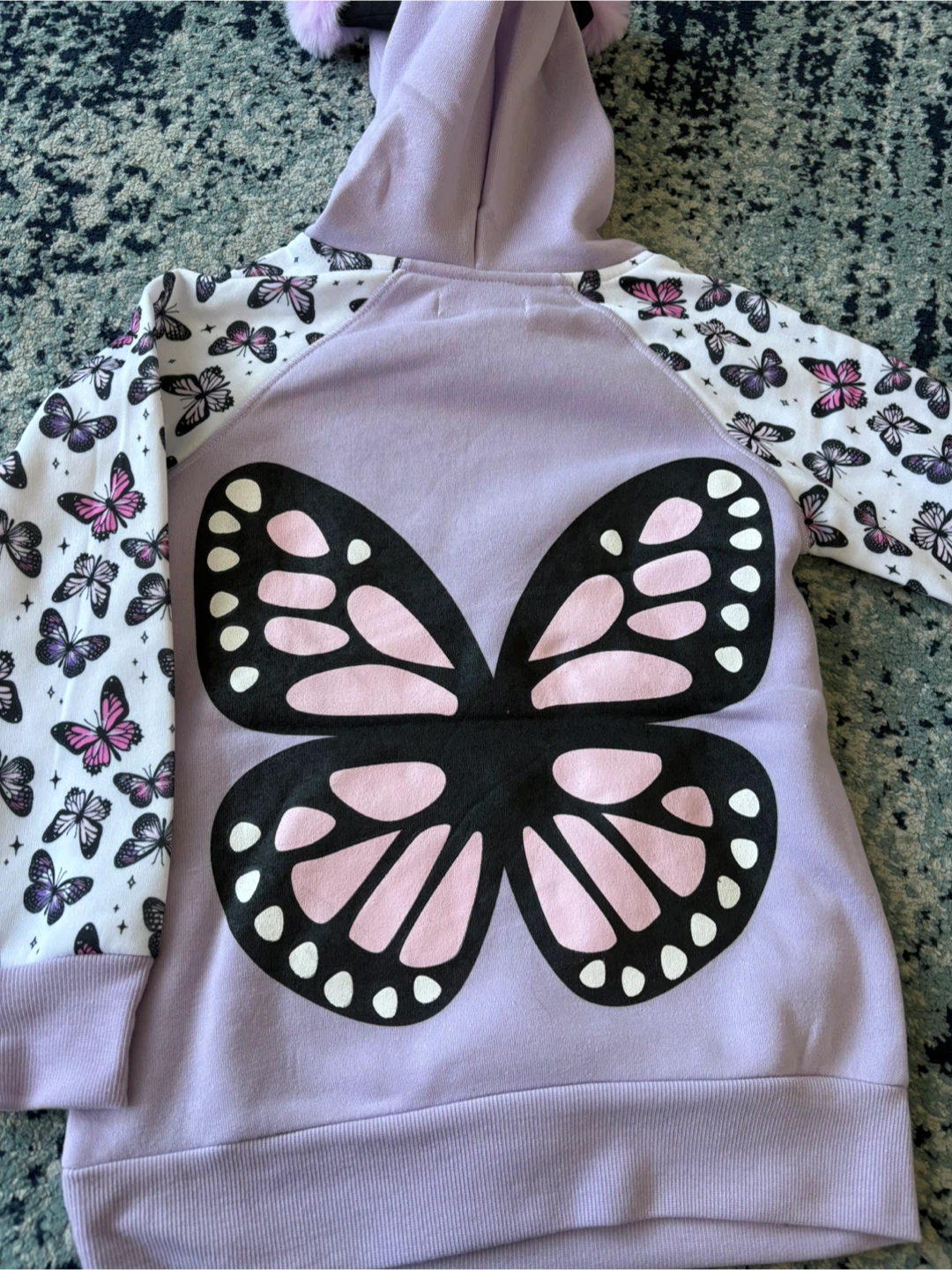Funzietime butterfly hoodie size S (7-8) - photo 5
