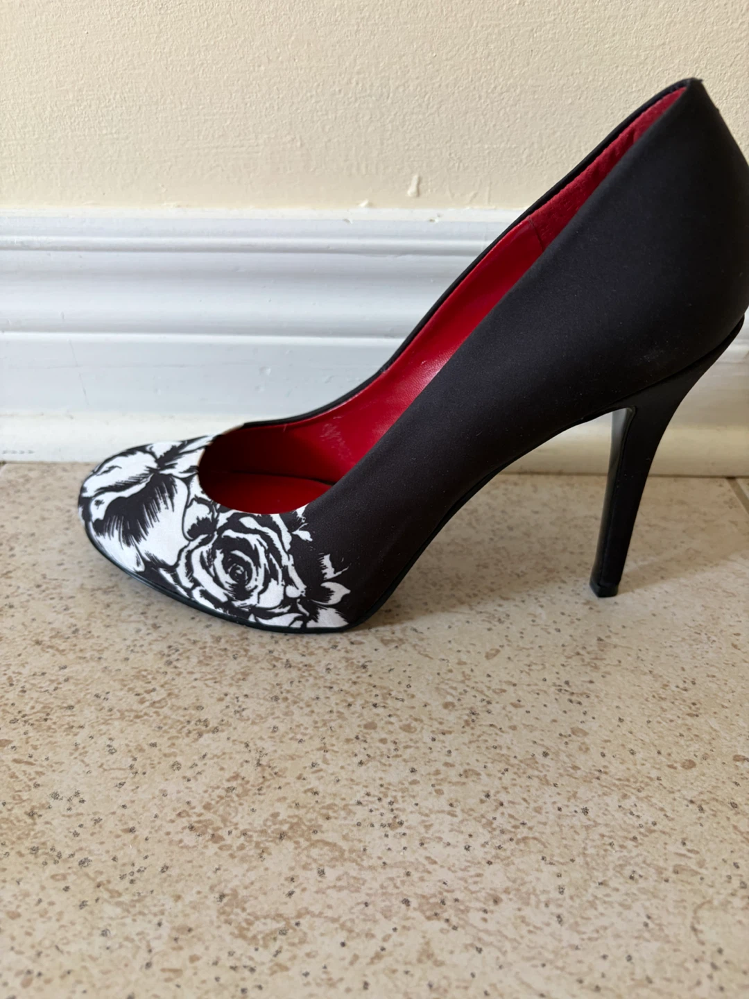 Nine West black and white heels - photo 3