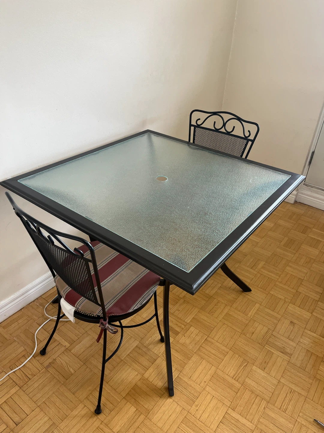 Outdoor & Patio Dining Table with Tempered Glass - photo 2