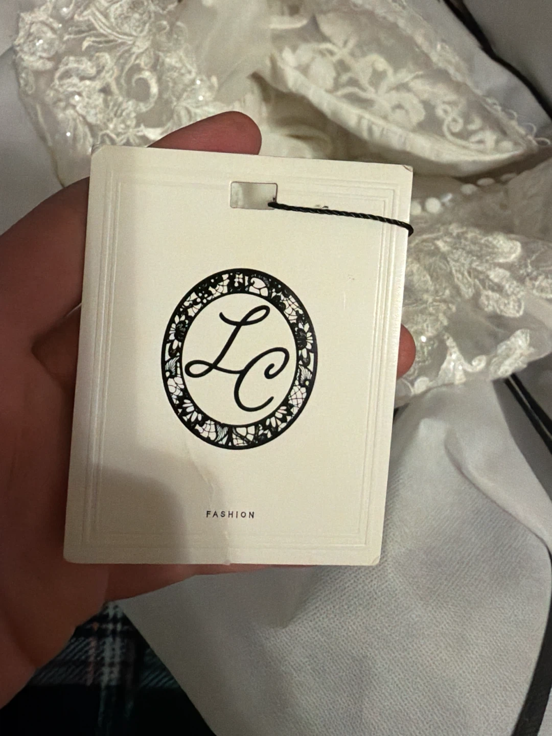 LC Fashion Lace Wedding Dress - photo 2
