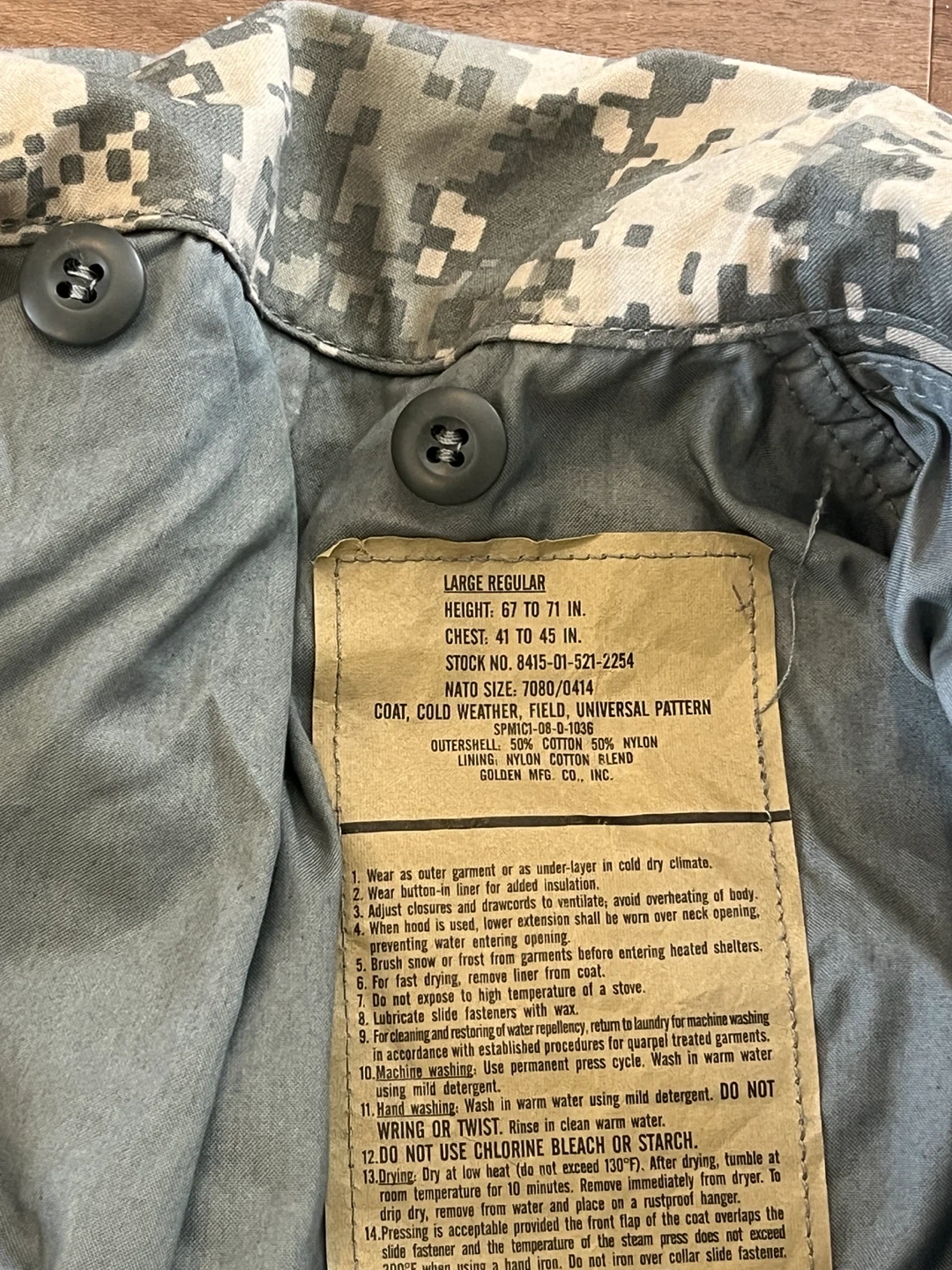 US Military ACU Digital Camo Uniform Set - photo 3