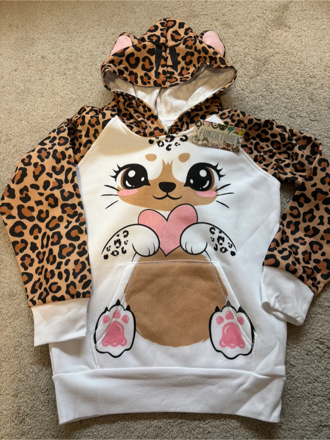 Girls Hoodie Size S 7/8