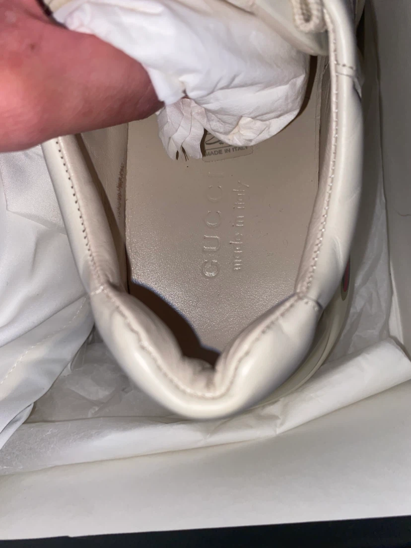 Gucci Rhyton Sneakers White Size 9.5 - photo 4